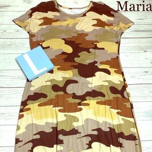 Camo LuLaRoe Maria dress